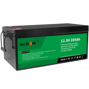 12.8V 200Ah LiFePO4 Pb 산 교체 리튬 이온 배터리 팩, 12V 200Ah