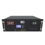 6000 사이클 48V 100Ah 5Kwh RS48 LiFePo4 태양 전지(5U 캐비닛 포함)