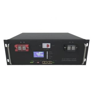 6000 사이클 48V 100Ah 5Kwh RS48 LiFePo4 태양 전지(5U 캐비닛 포함)