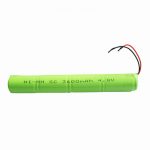 NiMH 충전식 배터리 SC 3600mAH 4.8V